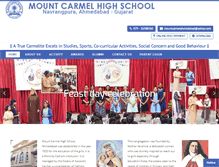 Tablet Screenshot of mountcarmelahmedabad.com